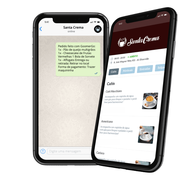 Pedidos pelo whatsapp
